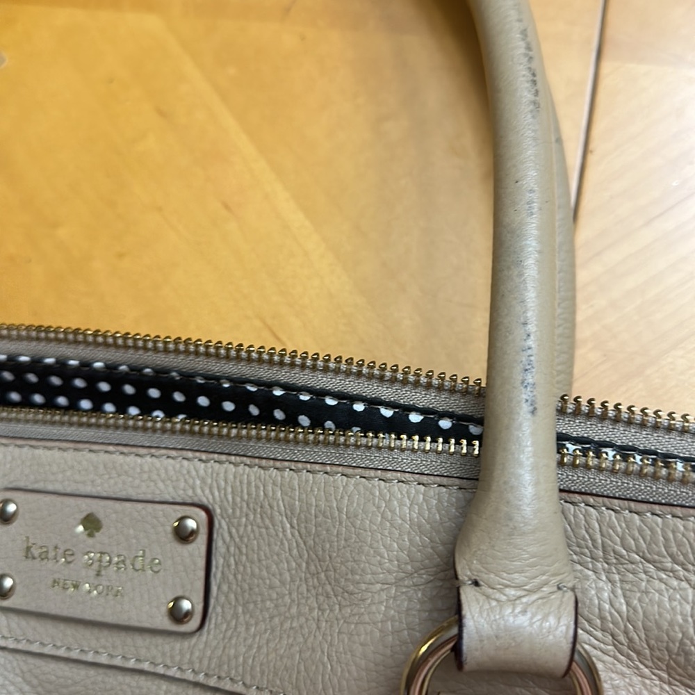Neutral Kate Spade bag - Picture 4 of 6